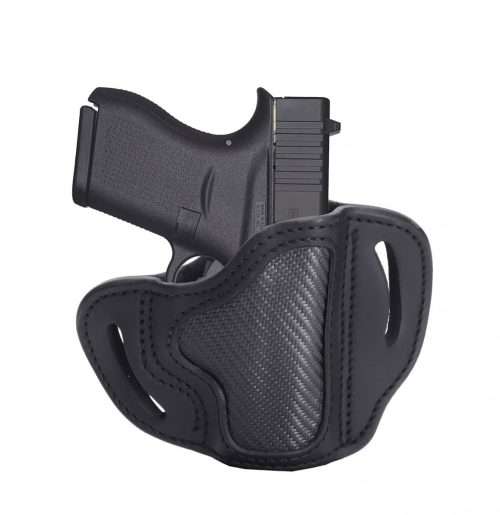BHC – Carbon Fiber Open Top Belt Holster for for Micro-Frame Firearms