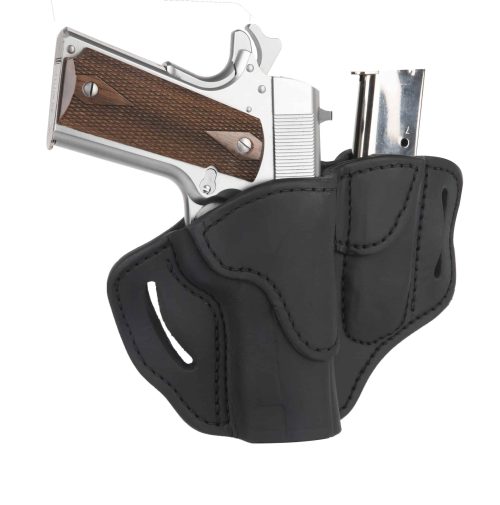 BH1sM1 – Combo 1911 Commander Size Belt Holster with Mag